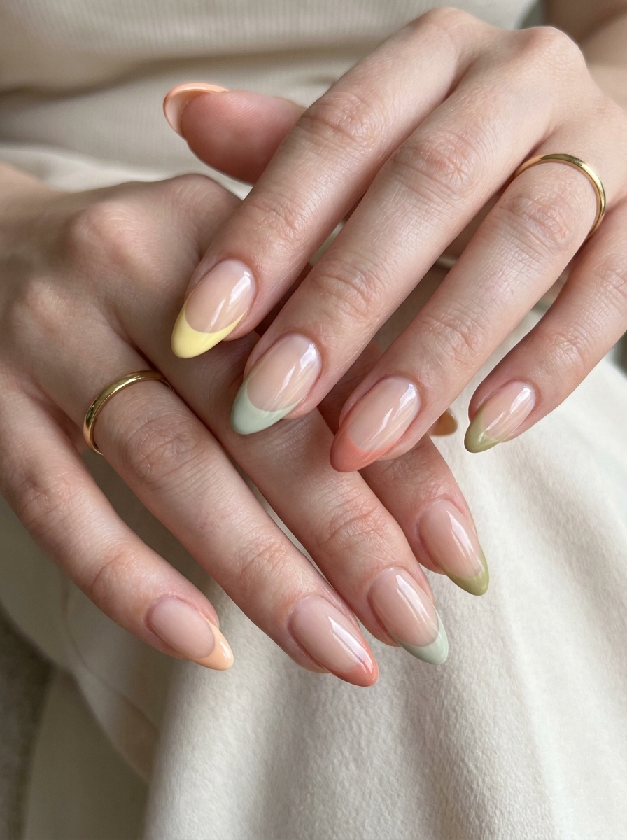Late Summer French Nails